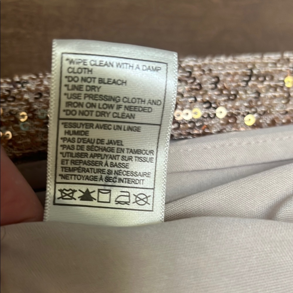 β¨ BB Dakota x Steve Madden Rose Gold Sequin Jacket β¨ - Picture 7 of 11